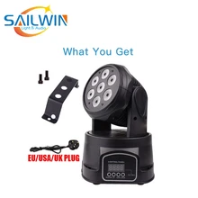 7*8 Вт Светодиодный светильник сценических эффектов со сменой цвета rgbw свет движущийся головной Луч Вечерние огни DMX-512 светодиодный DJ Рождественский звук активный светодиодный Номинальный DJ освещение для событий