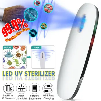 

UV Disinfection Lamp Portable LED Ultraviolet Sterilizer UVC Germicidal Light for Home Living Room Bacterial Disinfector