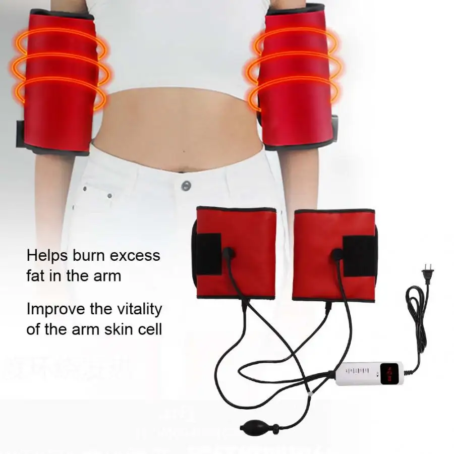 Электрический инфракрасный обогрев массаж вибрационный, для похудения плечевой ремень Фитнес упражнения CN Plug 220V с адаптером терапия массажер