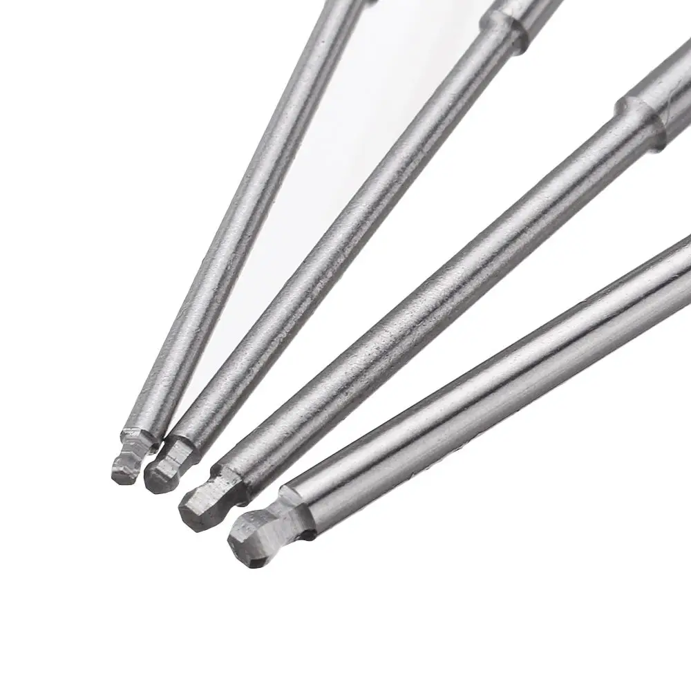 Drillpro 4 шт. HSS шар Отвертки Набор инструментов 0,05 1/16 3/32 5/64 дюймов инструмент для ремонта высокое Скорость Сталь ручной инструмент