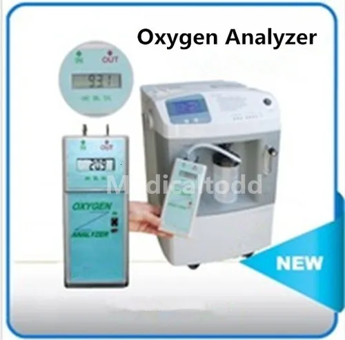 Большой ЖК-дисплей портативный кислородный анализатор тест концентратор кислорода чистота, анализатор чистоты кислорода, анализатор плотности кислорода