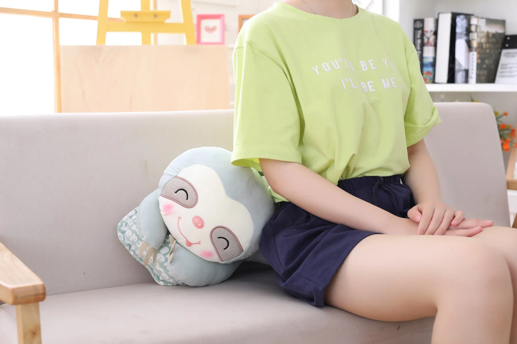 1 шт. 28-70 см Kawaii лежащий мягкий плюшевый Ленивец Милая Набивная игрушка Ленивец мягкая игрушка Плюшевая Кукла животного Подушка для детей подарок на день рождения