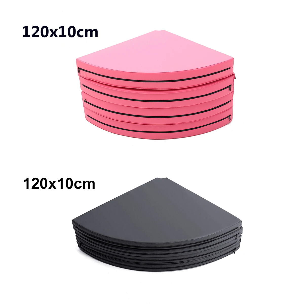 Yoga Mat Sports Floor Mats Yoga Fitness Equipment 120*5-10cm Foldable Pole Dancing Protect Mat Round Yoga Mats Indoor Gym Fitness Equimpment Exercise Sports Safety Pads Men Women