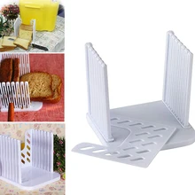 Для пирога, хлеба, тостов кухонная принадлежность для резки инструмента качество пластика 16*16*2 см сплайсинга многоуровневого ломтика Хлеборезка для тостов layerer 27