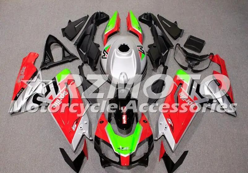 

4Gifts New ABS Injection Fairing Kit Fit for Aprilia RS125 06 07 08 09 10 11 RS4 RSV 125 2006 2011 Fairings set Green Red