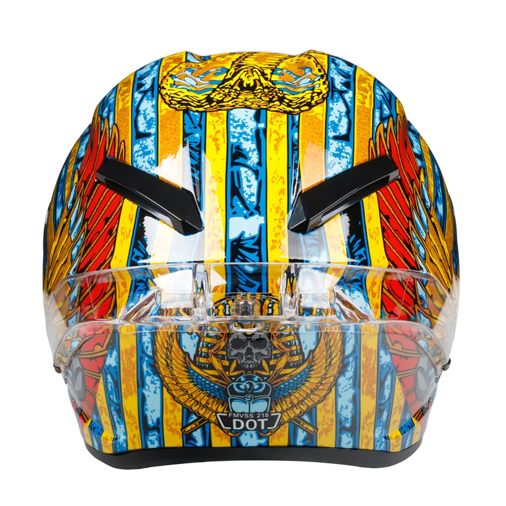 Полнолицевой мотоциклетный шлем Pharao kak Cobra Helm Capacete De Motocicleta Casco Moto горные Casco Мотокросс точка внедорожный