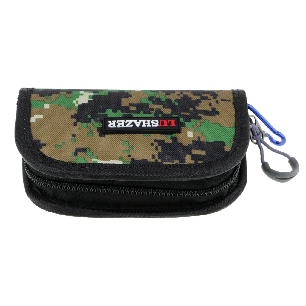 Fishing Spoon Lures Tackle Bag Wallet Spinner Hard Baits Storage Case Metal Jigbait Jig Spoon Bag Fishing Tackles Bag