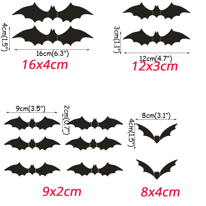 12pcs wall stickers Украшение для сада на Хэллоуин, череп, скелет, надгробный камень, призрак, висящий эластичный паук, веб-Декор «ужас», Хэллоуин - Цвет: 12pcs wall stickers