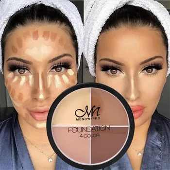 

4 Colors Face Makeup Concealer Oil Control Full Cover Long-lasting Moisturizing Repairing Clear Smooth Beauty Makeup Skin Care