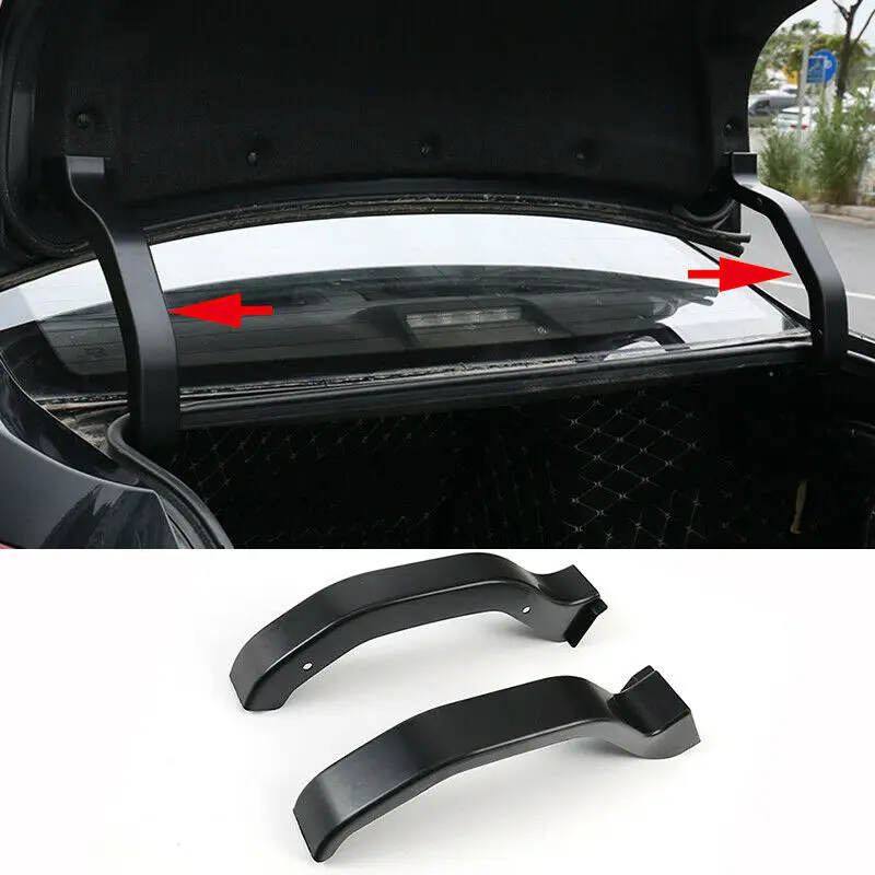 

For Toyota Corolla 2014-2018 Tailgate support protective bar case Moulding Cover Car Styling Accessories 2Pcs