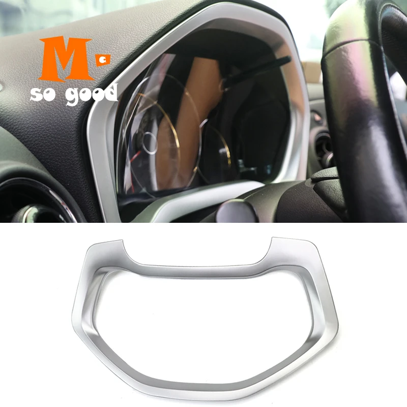 For Honda Vezel HR V HRV Chrome Instrument Gauge Panel Cover Trim 