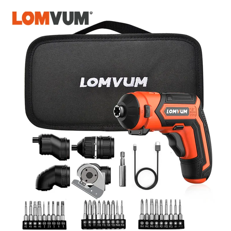 Шуруповерт LOMVUM аккумуляторный 4 в USB|Электрические отвертки| |