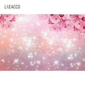 

Laeacco Pink Flowers Photophone Photography Background Light Bokeh Photo Backdrop Spring Portrait Baby Shower Birthday Photocall