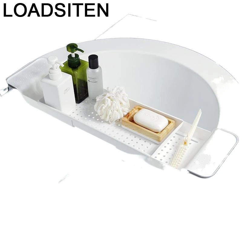 a Book Holder Bamboo Storage Bathroom Rack Shower Accessories Accessoires Tablette Plateau Baignoire Tub Tray Bathtub Bath Frame | Дом и сад