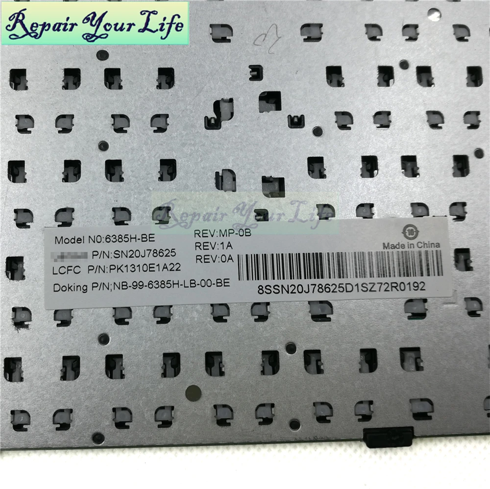 Клавиатура для ноутбука LA Latin для lenovo 100-15ibd SN20J78594 PK1310E1A15 6385H-LS черные части