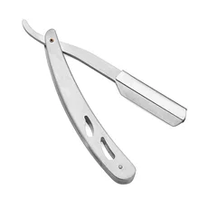 Бритва из нержавеющей стали держатель для бритья парикмахерские инструменты КРАСОТА садовая бритва винтажный держатель для бритья ножа для бровей держатель для ножей мужской