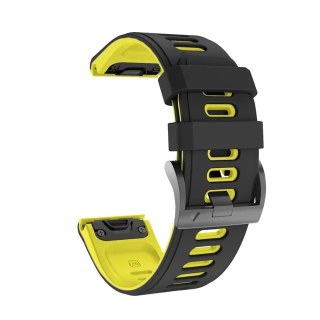 22 26mm Silicone Leather Smart Watch Strap For Garmin Fenix 6X 6Pro 5X 5 Plus 3HR 935 7X 7 Bracelet QuickFit Wristband Accessory26 22mm Watchband For Garmin Fenix 6 6X Pro 5 5X Plus 3HR Silicone Band Fenix6 Fenix5 Watch Quick Release Easyfit Wrist StrapWatch Strap For Garmin Fenix 5 6 5 Plus 6 Pro/Forerunner 935 GPS Quick-Release With Stylish Sports Silicone Wrist Strap26 22 20mm Watchband For Garmin Fenix 6 6X Pro 5 5X Plus 3HR Silicone Band Fenix6 Fenix5 Watch Quick Release Easyfit Wrist Strap 