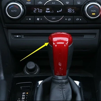 

Red ABS Interior Car Gear Shift Knob Handle Cover Trim for Mazda CX-3 CX3 2017 2018