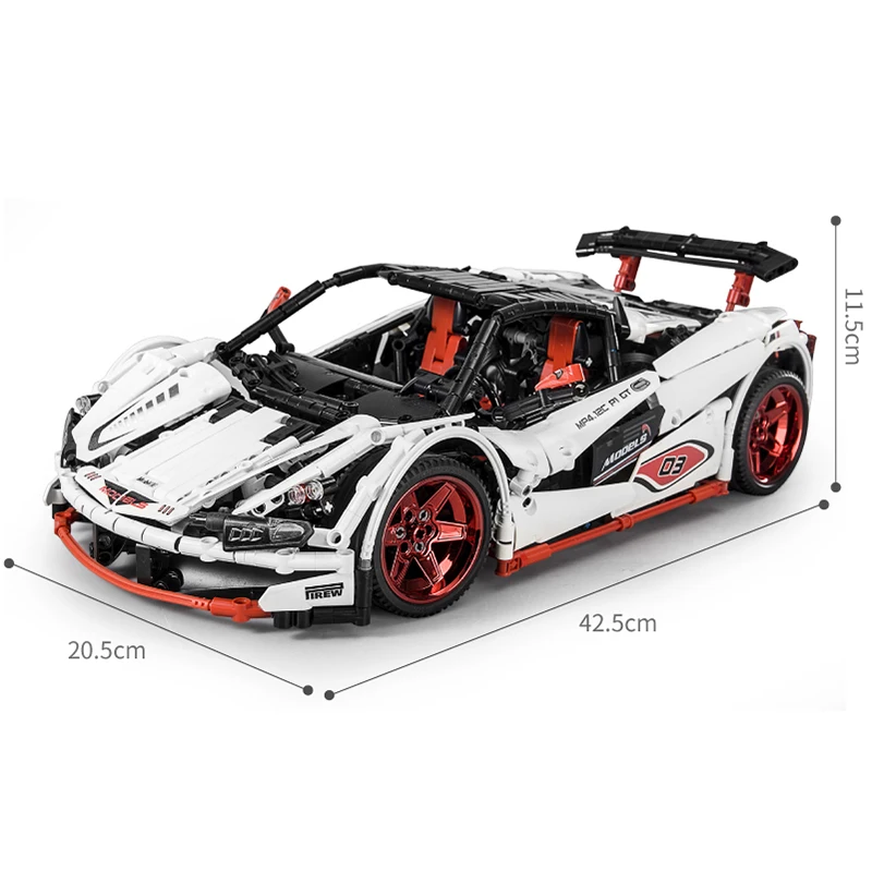 Описание MOC 3918 Икар Mini Roadster Супер спортивный автомобиль с дистанционным
