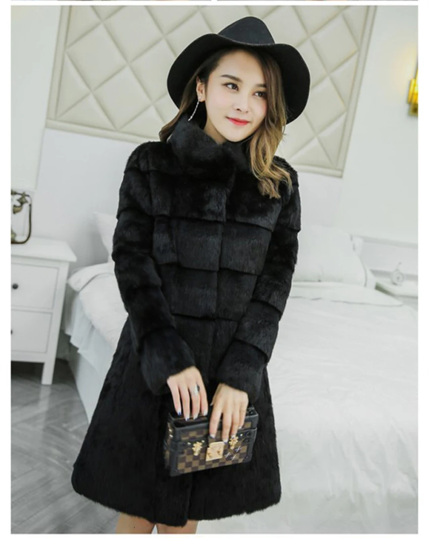 Women Luxury Brand Fur Coat Winter Women Long Faux Fur Coats Furry lady Fake Fur Coat Jacket High Quality abrigo pelo mujer