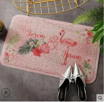 

Free Shipping Coxeer Lovely Heart Shape Carpet Chenille Modern Non-slip Rug Absorbent Bath Mat Can Be Customized CF