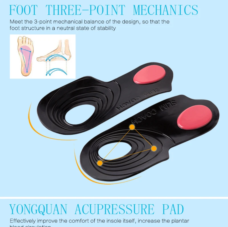 Силиконовые ортопедические стельки, супинаторы для плоских ног, корректоры для ног, стельки для ухода за ногами, стелька под пятку, защита от боли, SML