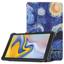 Чехол-книжка с подставкой для samsung Galaxy Tab A 8,0 T387 SM-T387 8,0 дюймов, треугольная крышка, чехол для планшета+ пленка+ ручка