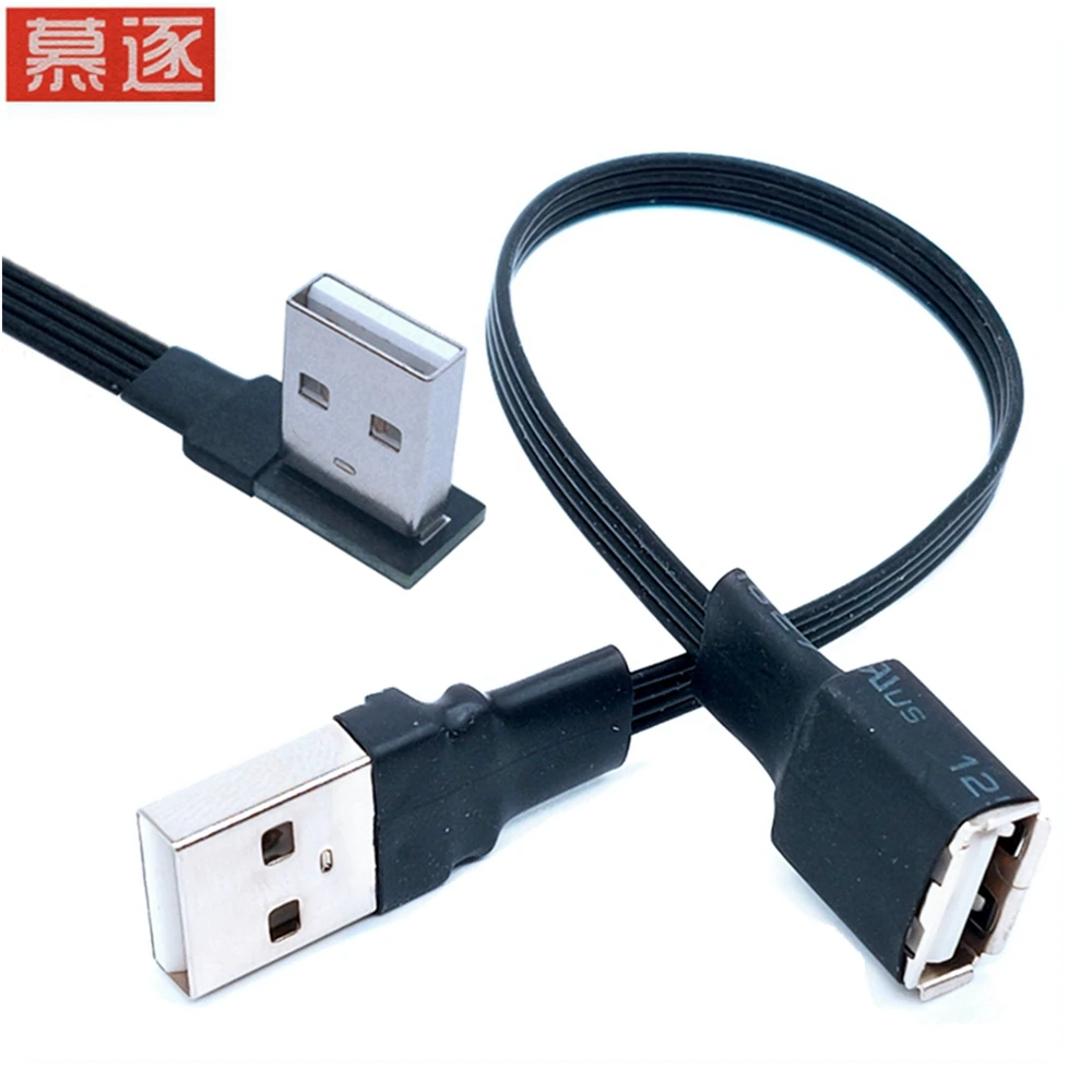 USB 2 0 A гнездовая Панель Крепление к папа вверх вниз вправо влево 90 ° угловой штекер Удлинительный