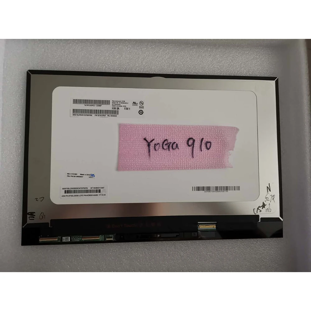 Для Lenovo yoga 910-13IKB 910 13 9 &quotсенсорный жк-экран сборки B139HAN03.2 LP139UD1 SPA1 1920*1080 или 3840*2160