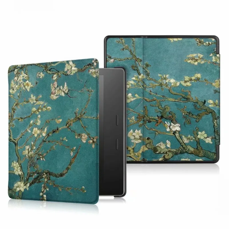 Чехол для Amazon Kindle Oasis 2 3 поколения 7 дюймов флип тонкий умный Авто Пробуждение сна электронная книга обложка+ стилус - Цвет: For Kindle oasis