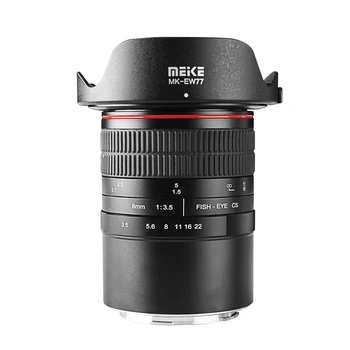 

Meike 8mm F3.5 Manual Focus Fisheye Lens for Nikon Z Mount Camera Z50 and Compatible with Z5 Z6 Z7 on APS-C Mode