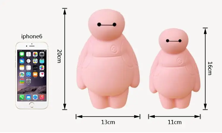 Силиконовые пакеты для карандашей baymax 6 цветов милые 3D Плюшевые карандаши чехол