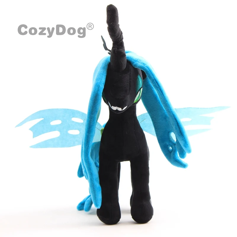 38cm Bug Queen Rainbow Unicorn Fly Horse Figure Plush Toys Doll Peluche Stuffed Animals Toys Women Kids Christmas Birthday Gift