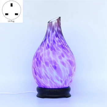 

120Ml Home Decoration Glass Aromatherapy Machine Humidifier Ultrasonic Diffuser Instrument Essential Oil Fragrance Lamp UK Plug