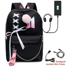 Светящиеся рюкзаки для женщин/мужчин, школьные сумки для ноутбука, дорожные сумки для подростков, рюкзак для ноутбука, нейлоновая сумка Mochila Pusheen