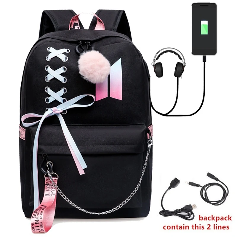 

Luminous Backpacks Women/Men's School Bags Laptop Travel Bags Teenage Notebook Backpack Nylon Mochila Pusheen Bag