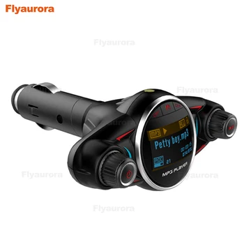 

Bluetooth FM Transmitter Car MP3 Player Handsfree Car Kit 2-USB Charger Support TF Card Display Charger Wireless Music Audio