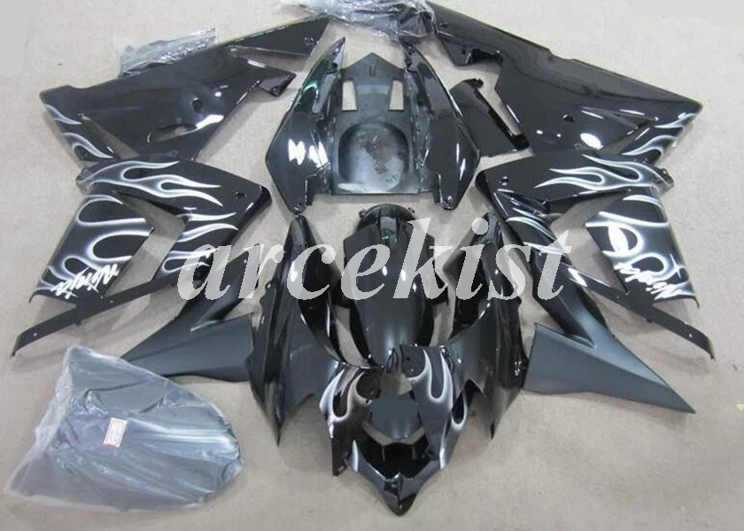 ABS мотоцикл Полный обтекатели комплект подходит для Kawasaki Ninja ZX10R 2004 2005 04 05 10R Обтекатель тела набор черный