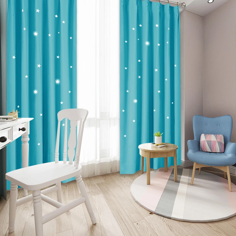 1 шт. драпировка для детской комнаты Звездная ночь|curtains for|blackout curtainscurtains for baby |