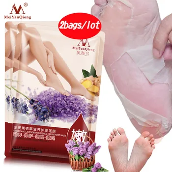 

2Packs MeiYanQiong Quality Product Peeling Feet Mask Exfoliating Socks Baby Care Pedicure Socks Remove Dead Skin Peeling Foot