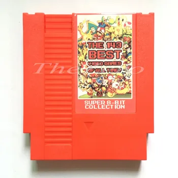 

The 143 Best of All Time Video Game Card for 8 Bit 72 Pin System Console EU/US Universal Version Game Player