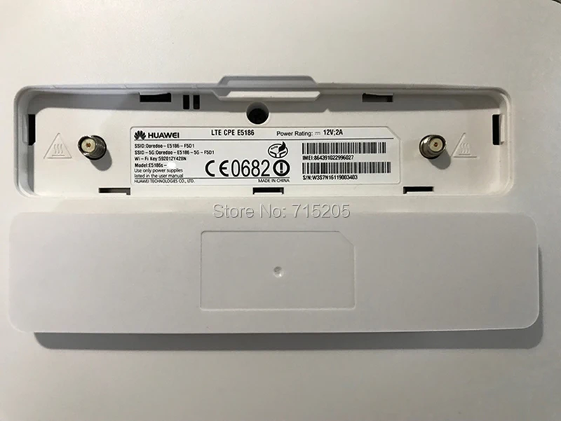 Разблокированный и оригинальный роутер Huawei E5186 4G LTE E5186s 61a PK B593 Бесплатная антенна