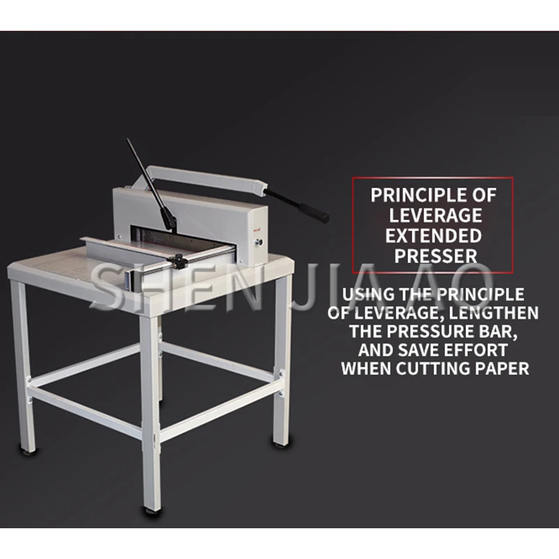 Вертикальный ручной резак для бумаги 430 мм формат небольшой толстый настольный резак для бумаги Многофункциональный резак для бумаги DC-8430SQ Лидер продаж
