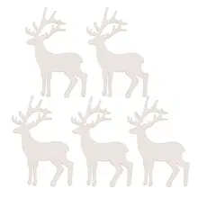 10 шт. кусочки дерева Sika олень Graffit креативный DIY картина орнамент для свадьбы