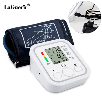 

Home Health Care 1pcs Digital Lcd Upper Arm Blood Pressure Monitor Heart Beat Meter Machine Tonometer for Measuring Automatic