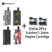 Набор Vaporesso Degree Pod Vape с дополнительными 2 шт 2 мл картридж бак 950 мАч электронная сигарета мод VS Renova Zero Pod аромат