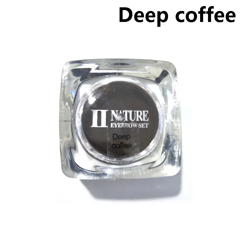 Deep Coffee Растительная эссенция, Перманентная подводка для бровей, губ, тату, пигмент, микро тату, Перманентная краска для боди-арта, безопасная Нетоксичная краска - Цвет: Deep Coffee