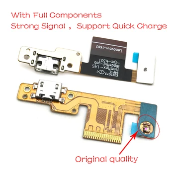 

10pcs/lot USB Charge Port Jack Dock Connector Charging Board Flex Cable For Lenovo PAD B8080-H B8080H B8080