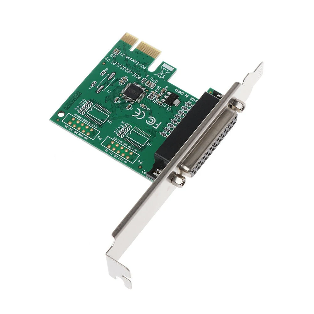 Plug And Play Express Card надежный конвертер компоненты адаптер высокоскоростной 25pin части принтера прочный PCI-E К LPT аксессуар