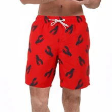 Новая летняя мужская одежда для плавания с омаром пляжные шорты быстросохнущая Мужская одежда для купания плавки мужские бикини одежда для серфинга купальный костюм